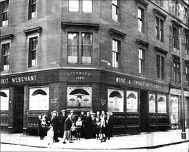 Possil Bar Saracen Street at Mansion Street 1920's